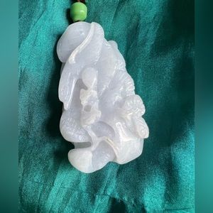 Genuine Carved Jade Pendant from China